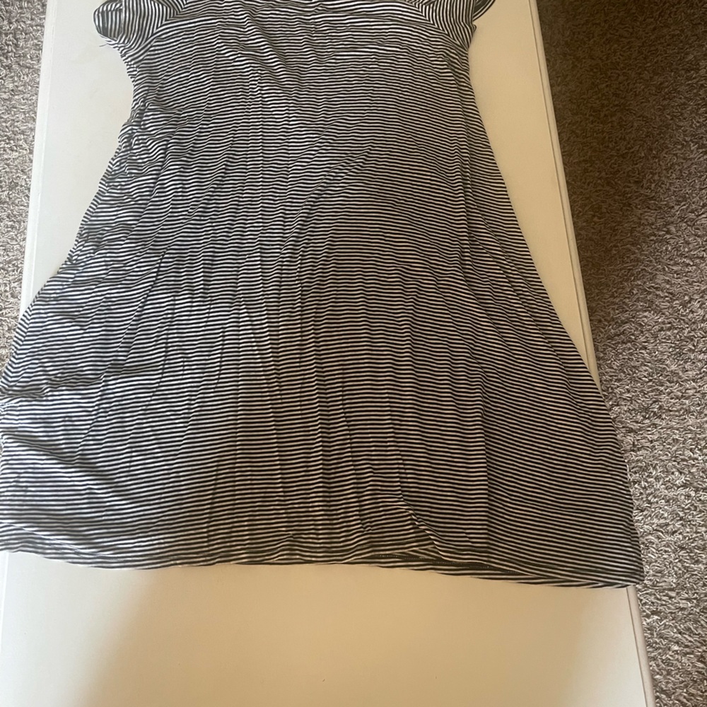 Maurice’s cold shoulder stretch A line dress from the 24/7 line.